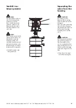 Preview for 29 page of GEA VARIVENT Mixproof T R Series Operating Instructions Manual