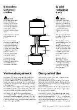 Preview for 5 page of GEA VARIVENT N V Operating Instructions Manual