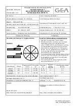 Preview for 66 page of GEA VARIVENT T R Operating Instructions Manual