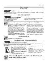 Preview for 3 page of GEAppliances 21 Owner'S Manual And Installation Instructions