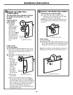 Preview for 19 page of GEAppliances 21 Owner'S Manual And Installation Instructions