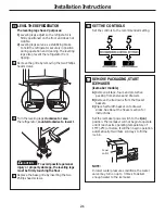 Preview for 21 page of GEAppliances 21 Owner'S Manual And Installation Instructions