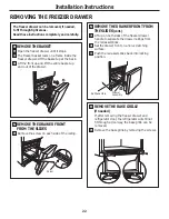 Preview for 22 page of GEAppliances 21 Owner'S Manual And Installation Instructions