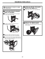 Preview for 23 page of GEAppliances 21 Owner'S Manual And Installation Instructions