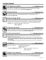 Preview for 128 page of GEAppliances 21 Owner'S Manual And Installation Instructions