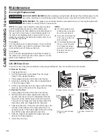 Preview for 28 page of GEAppliances 49-85223-2 Owner'S Manual