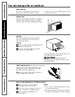 Предварительный просмотр 6 страницы GEAppliances AEH24 Owner'S Manual