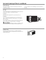 Предварительный просмотр 6 страницы GEAppliances AET05 Owner'S Manual And Installation Instructions