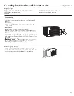 Предварительный просмотр 19 страницы GEAppliances AET05 Owner'S Manual And Installation Instructions