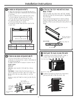 Preview for 9 page of GEAppliances AEW06 Owner'S Manual And Installation Instructions