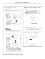 Preview for 19 page of GEAppliances Appliances 20 Owner'S Manual And Installation Instructions