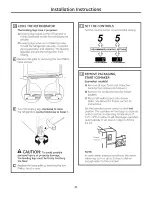 Preview for 21 page of GEAppliances Appliances 20 Owner'S Manual And Installation Instructions