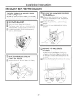 Preview for 22 page of GEAppliances Appliances 20 Owner'S Manual And Installation Instructions