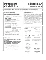 Preview for 62 page of GEAppliances Appliances 20 Owner'S Manual And Installation Instructions