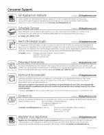 Preview for 132 page of GEAppliances Appliances 20 Owner'S Manual And Installation Instructions