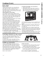 Preview for 23 page of GEAppliances CGS986 Owner'S Manual