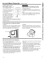 Предварительный просмотр 7 страницы GEAppliances CSB42 Owner'S Manual And Installation Instructions