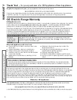 Preview for 6 page of GEAppliances CT9050 Owner'S Manual