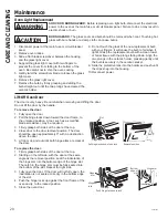 Preview for 20 page of GEAppliances CT9550 Owner'S Manual