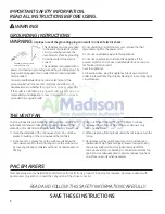 Preview for 6 page of GEAppliances CVM1750 Owner'S Manual