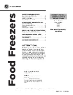 Preview for 1 page of GEAppliances FCM11 Owner'S Manual & Installation Instructions