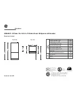 Preview for 1 page of GEAppliances GBS22HCP Dimension Manual