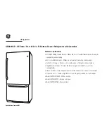 Preview for 2 page of GEAppliances GBS22HCP Dimension Manual