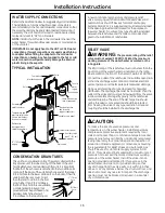 Предварительный просмотр 16 страницы GEAppliances GEH50DNSRSA Owner'S Manual & Installation Instructions