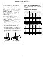 Предварительный просмотр 18 страницы GEAppliances GEH50DNSRSA Owner'S Manual & Installation Instructions