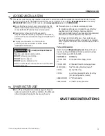 Preview for 3 page of GEAppliances GFW400 Owner'S Manual & Installation Instructions