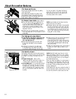 Preview for 10 page of GEAppliances GFW400 Owner'S Manual & Installation Instructions