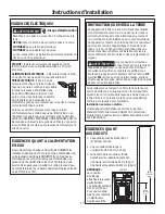 Preview for 43 page of GEAppliances GFW400 Owner'S Manual & Installation Instructions