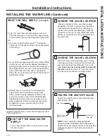 Preview for 23 page of GEAppliances GLE12HSLSS Owner'S Manual & Installation Instructions