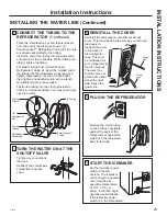 Preview for 25 page of GEAppliances GLE12HSLSS Owner'S Manual & Installation Instructions