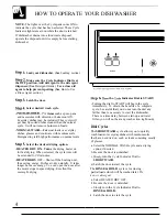 Preview for 4 page of GEAppliances GSD700 Use And Care Manual