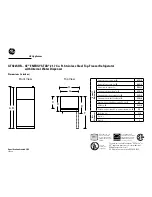 Preview for 1 page of GEAppliances GTH22SHR Dimension Manual