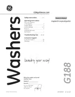 Preview for 1 page of GEAppliances GTW180SCJ0WW Owner'S Manual