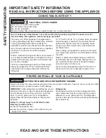 Preview for 4 page of GEAppliances GVS04 Owner'S Manual & Installation Instructions