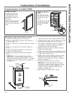 Preview for 27 page of GEAppliances GVS04 Owner'S Manual & Installation Instructions