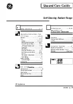 GEAppliances JB575GR Use And Care Manual preview