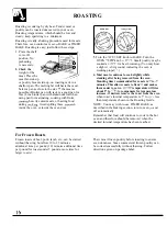 Preview for 16 page of GEAppliances JB575GR Use And Care Manual