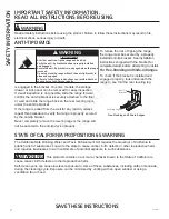 Preview for 2 page of GEAppliances JB620 Owner'S Manual