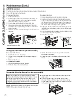 Preview for 26 page of GEAppliances JB740 Owner'S Manual