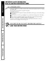 Preview for 6 page of GEAppliances JE2160 Owner'S Manual