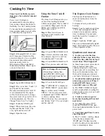 Preview for 8 page of GEAppliances JEM21K Use And Care & Cooking Manual