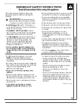 Preview for 3 page of GEAppliances JEM21L Use And Care & Cooking Manual