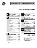 GEAppliances JGBP34 Use And Care & Installation Manual preview