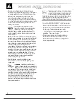 Preview for 6 page of GEAppliances JHP69GN Use And Care Manual