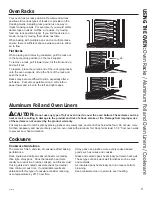 Preview for 9 page of GEAppliances JK3000 Owner'S Manual