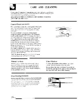 Preview for 18 page of GEAppliances JKS05 Use And Care Manual